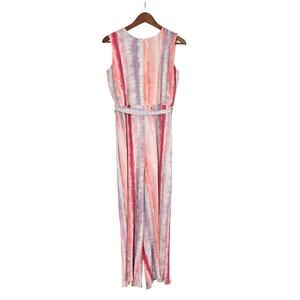 NWT United Colors Benetton Pastel Quiet Luxury Striped Resort Chic Jumper 14/16